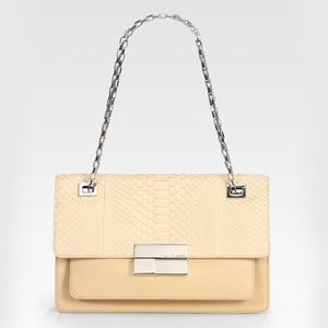 NWT Michael Kors Collection Python Chain Strap Bag